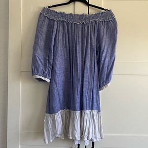 Rails off the shoulder lightweight dress size M